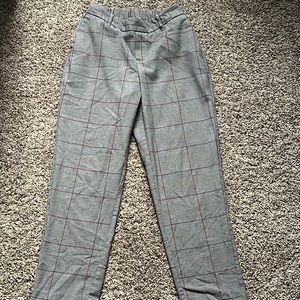 Size XS Grey Plaid Pants